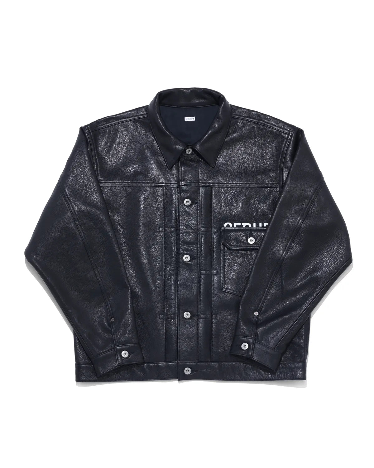SEQUEL × FRAGMENT の LEATHER JACKET (SQ-25AW-JK-03)
