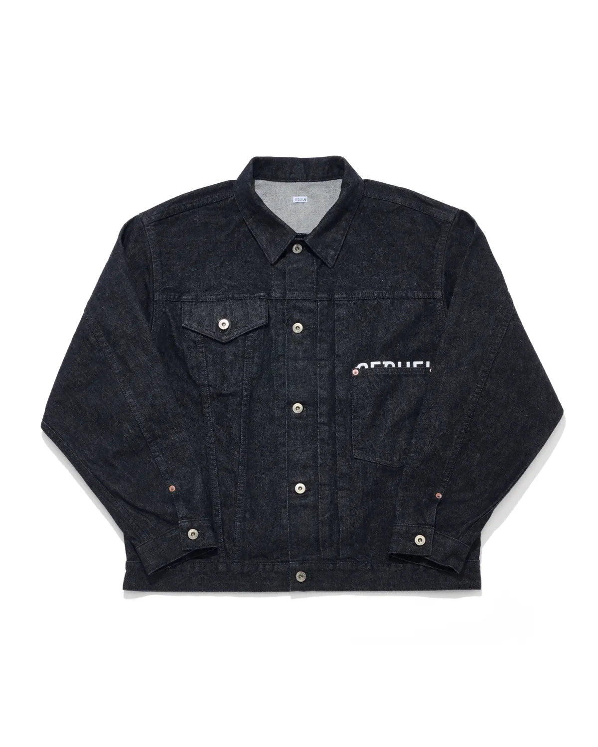 SEQUEL × FRAGMENT の ONE WASHED DENIM JACKET (SQ-26SS-JK-03)