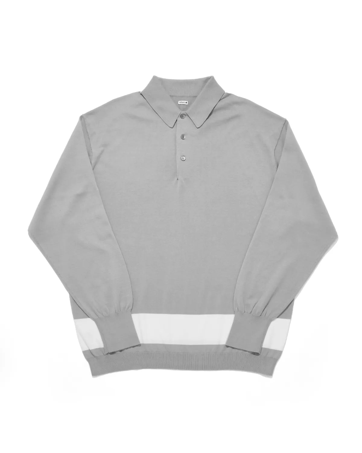 SEQUEL の KNIT POLO LONG SLEEVE (SQ-26SS-KN-03)