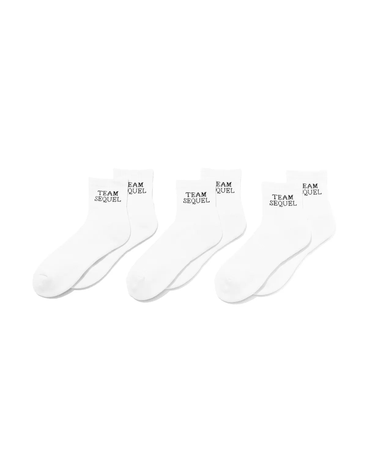 SEQUEL の SOCKS - 3PIECE 1PACK (SQ-25SS-SO-03)