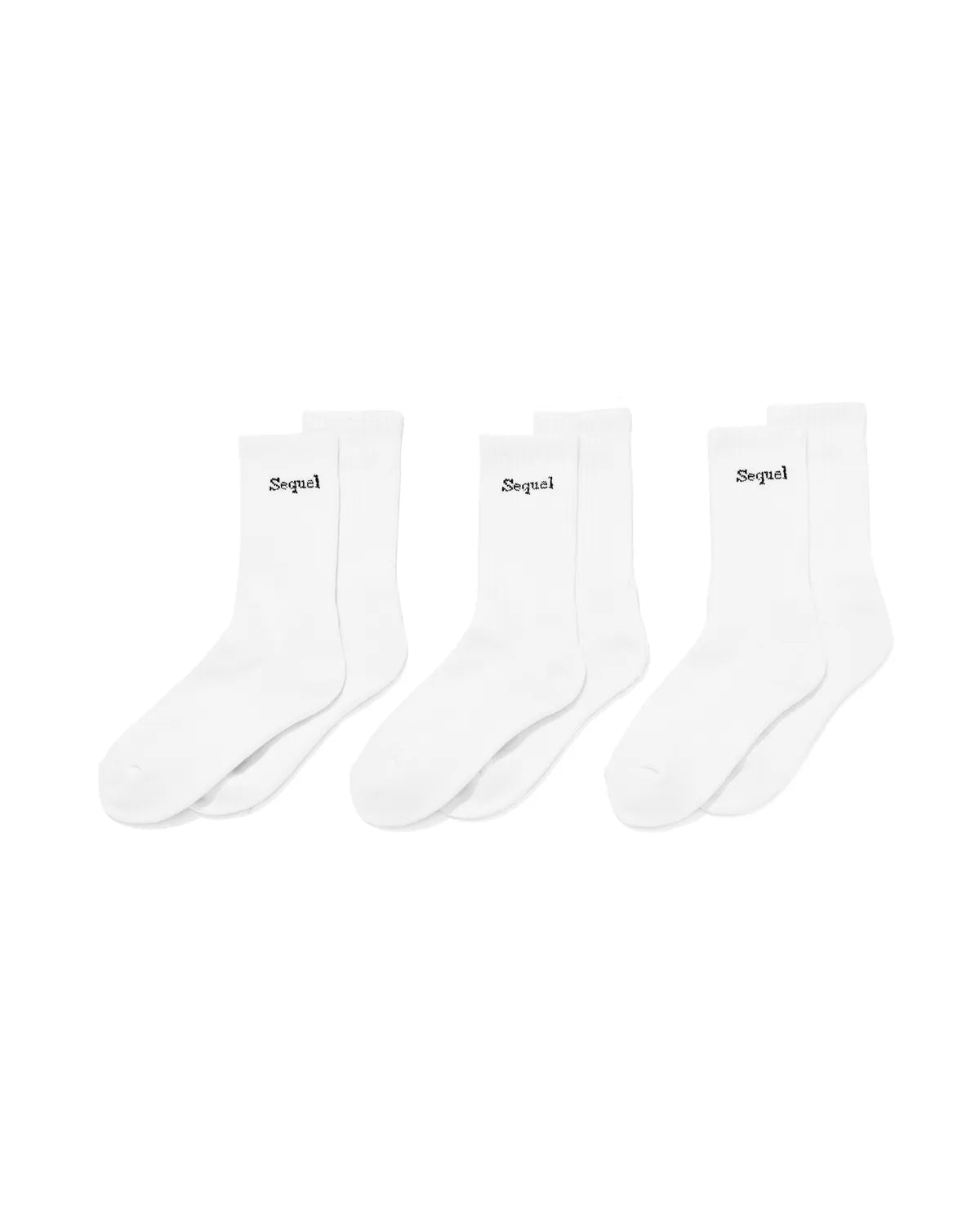 SEQUEL の SOCKS - 3PIECE 1PACK (SQ-26SS-SO-01)