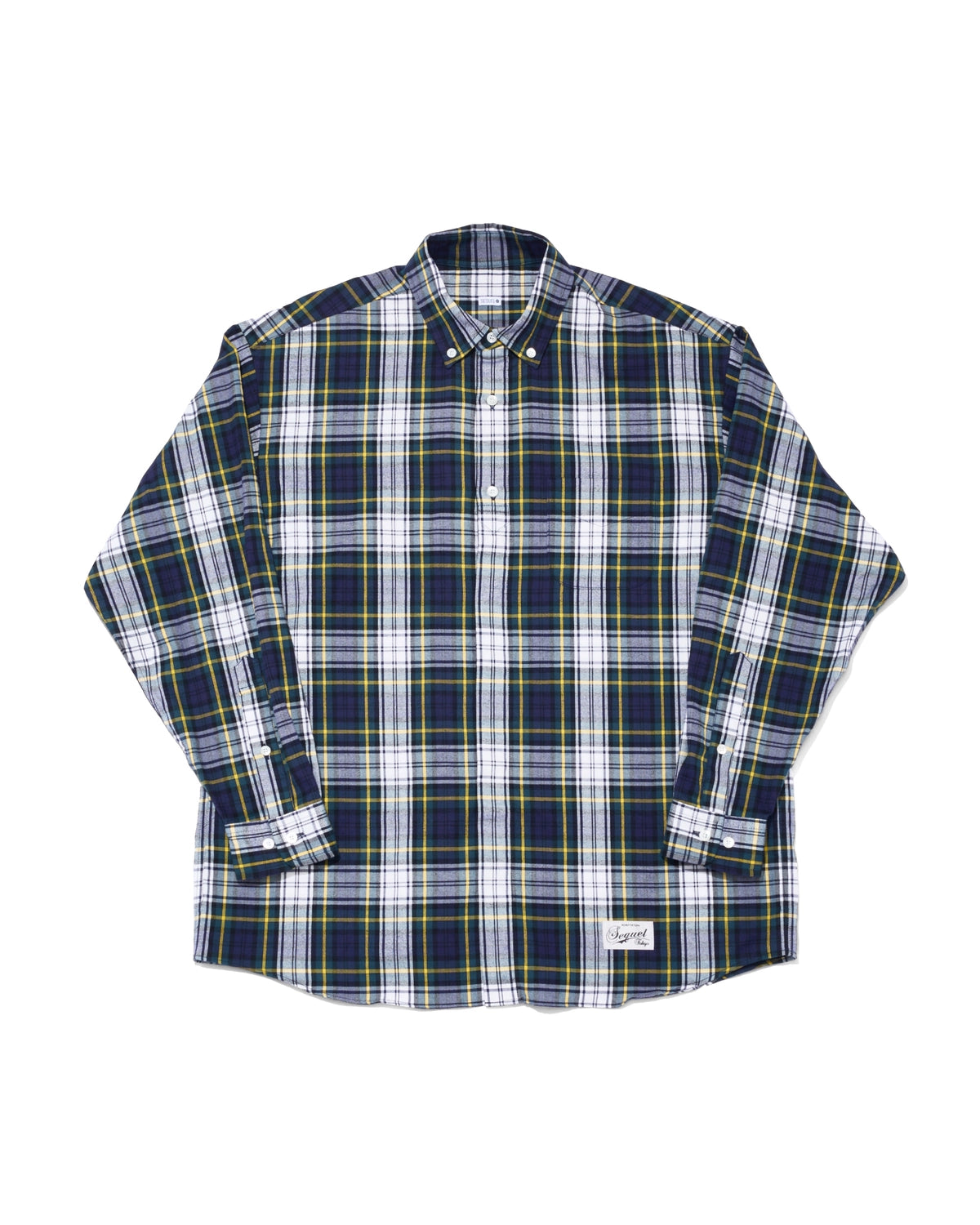 SEQUEL の TARTAN FLYFRONT SHIRT (SQ-25SS-SH-03)