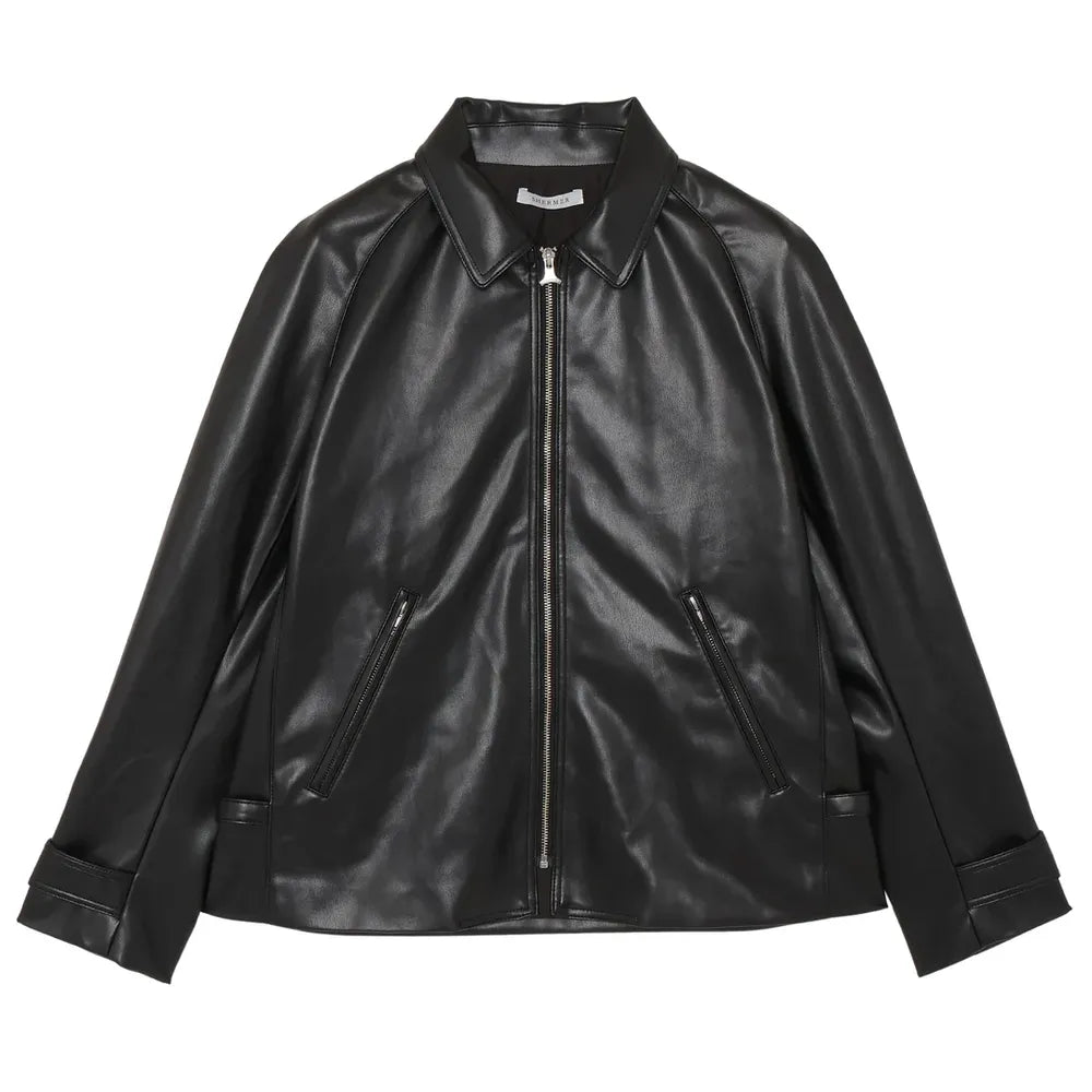 SHERMER の Faux Leather Frank Jacket (SHM-24FW-202)