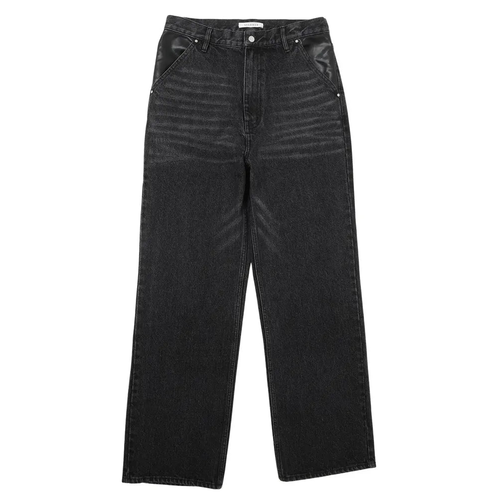 SHERMER の Leather Pocket LAX Jeans (SHM-24FW-502)