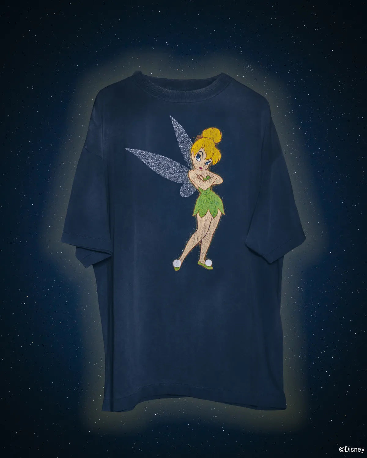 ©︎SAINT Mxxxxxx × Disney / DSN_SS T-SHIRT / TINKER BELL (SM-MK8-0000-C79)
