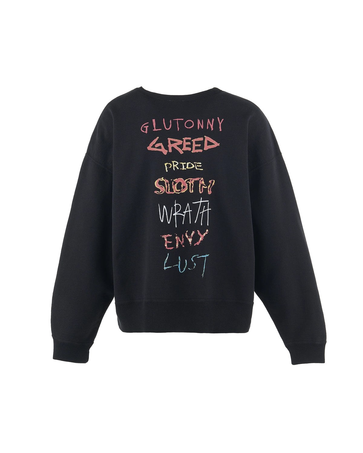 ©︎SAINT Mxxxxxx / CREW NECK SWEAT 7 DEADLY  (SM-HR8-0000-044)