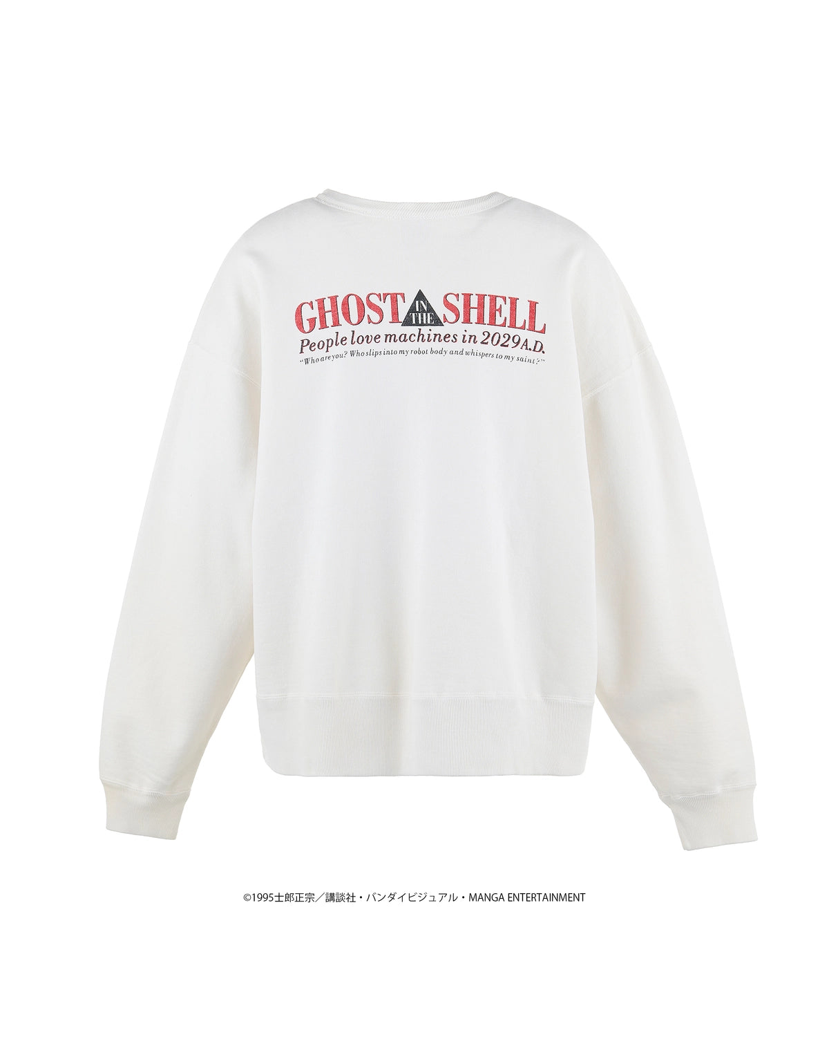 ©︎SAINT Mxxxxxx × GHOST IN THE SHELL -攻殻機動隊- / CREW NECK SWEAT (SM-HR8-0000-C10)