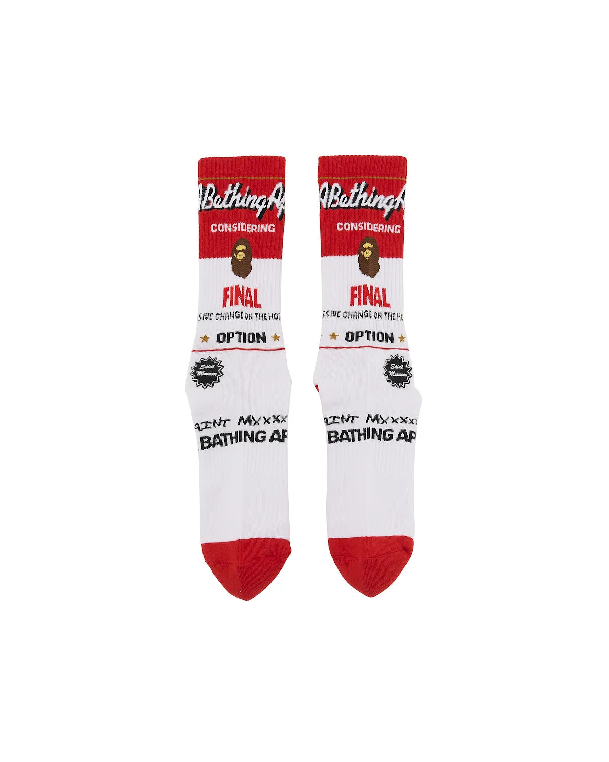 SAINT Mxxxxxx × A BATHING APE / BAPE_SOCKS / FAINAL (SM-MK1-0000-C40)