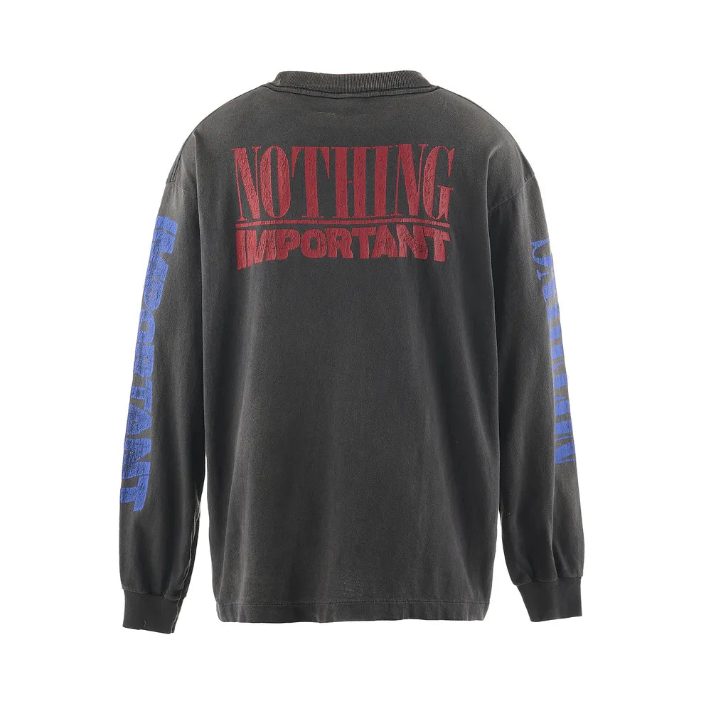 ©︎SAINT Mxxxxxx / × KOSUKE KAWAMURA KK_LS TEE/NOTHING IMP(SM-YS1-0000-C35)