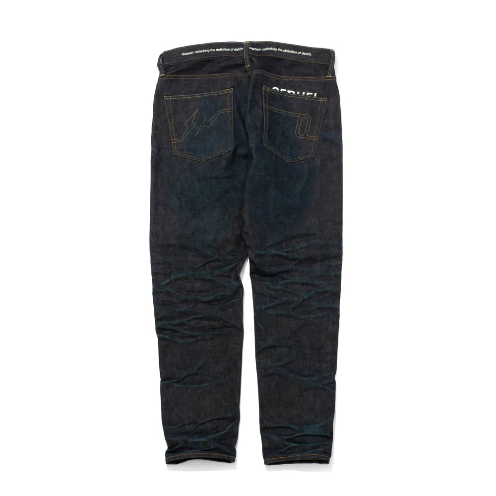 SEQUEL / × FRAGMENT 生立体 DENIM PANTS (SQ-24AW-PT-03)