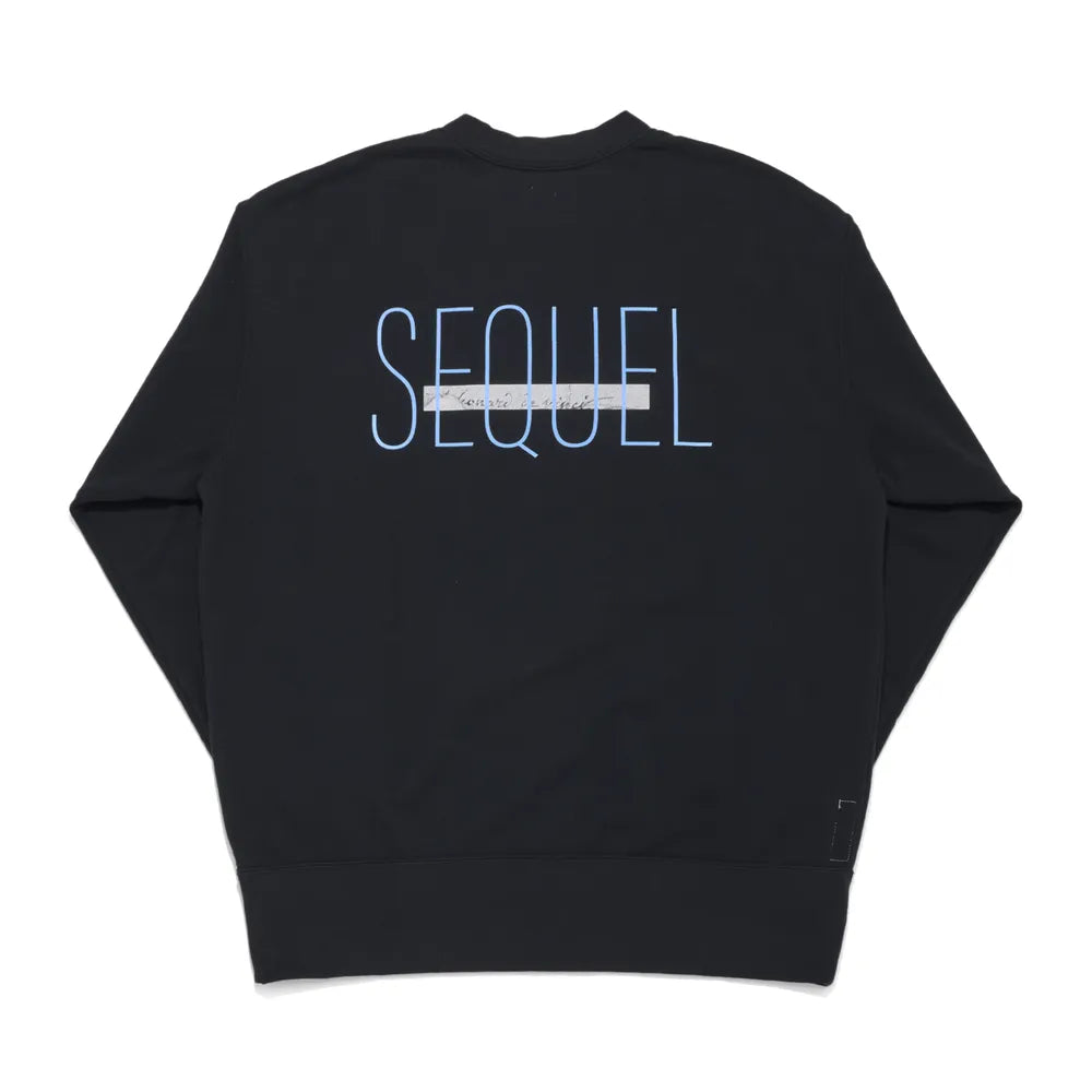 SEQUEL / T/C 裏毛 CREW NECK SWEAT (SQ-24SS-CN-02)