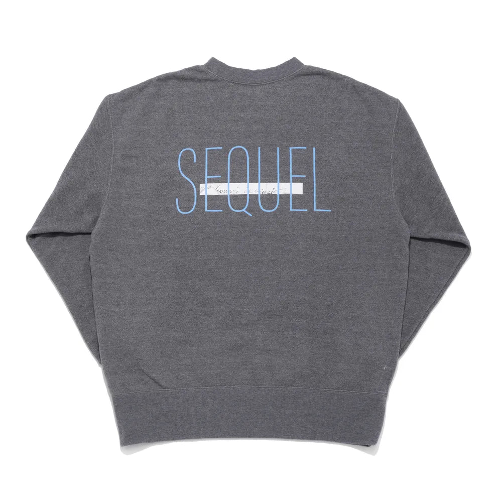 SEQUEL / T/C 裏毛 CREW NECK SWEAT (SQ-24SS-CN-02)