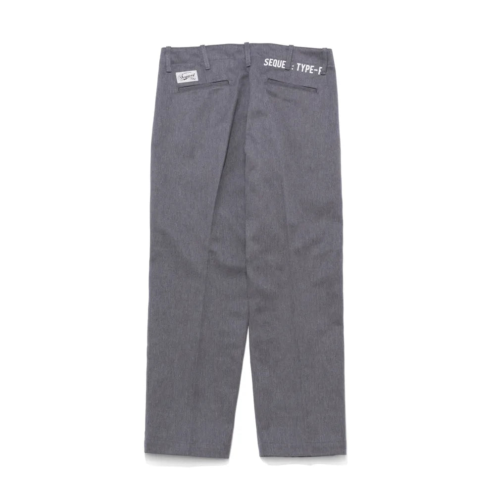 SEQUEL TYPE-F ストライプチノパン SEQUEL(シークエル) / CHINO PANTS TYPE-F (SQ-23AW-PT-08