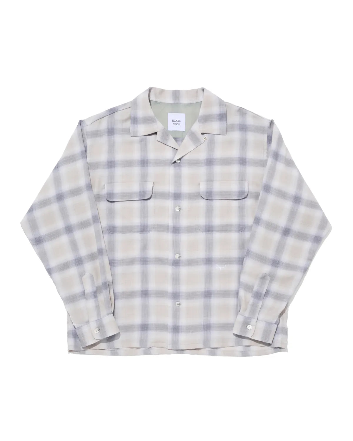 SEQUEL / OPEN COLLAR SHIRT (SQ-26AW-SH-01)