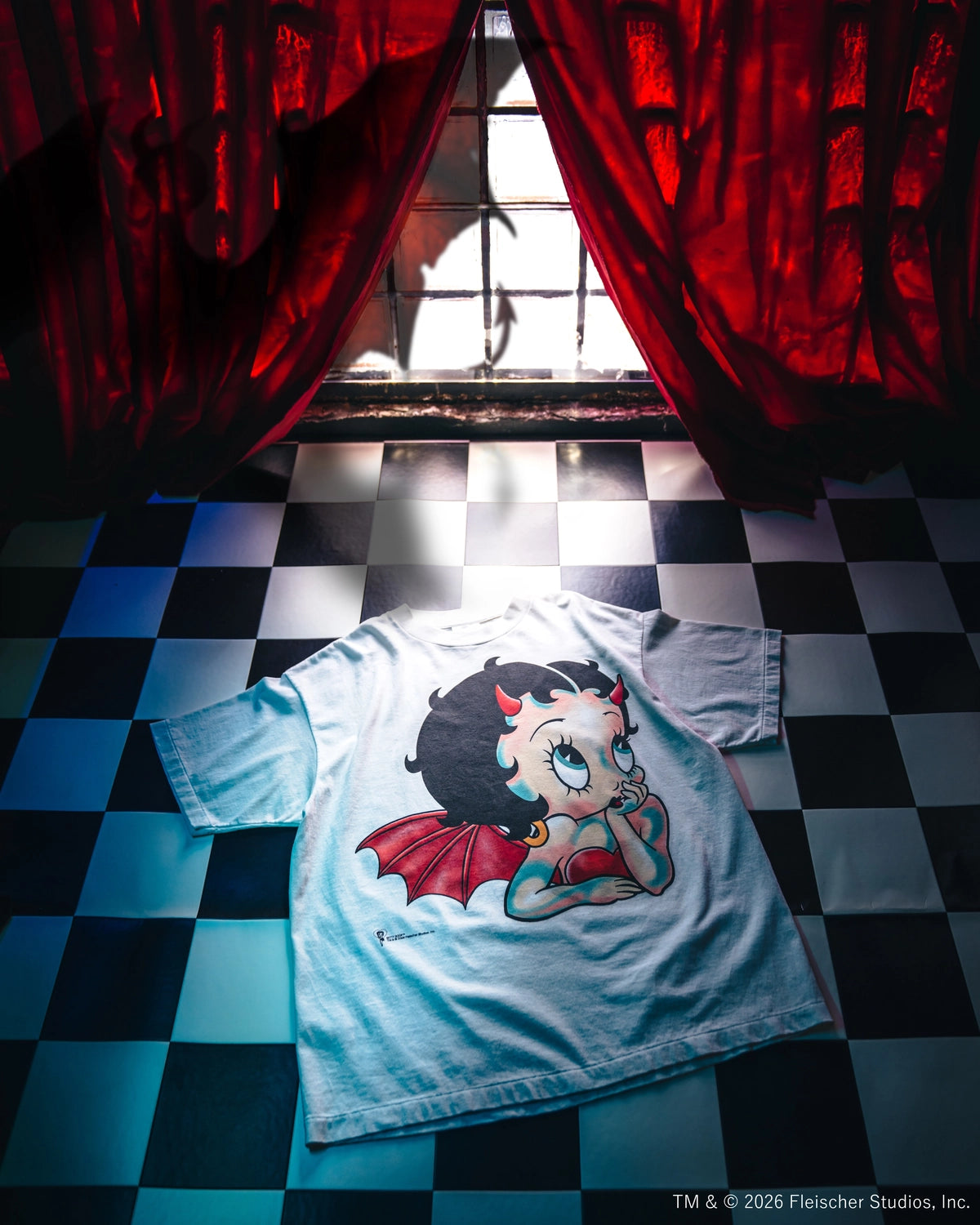 SAINT Mxxxxxx × Betty Boop / BTY_SS T-SHIRT / DEVIL (SM-MK1-0000-C12)