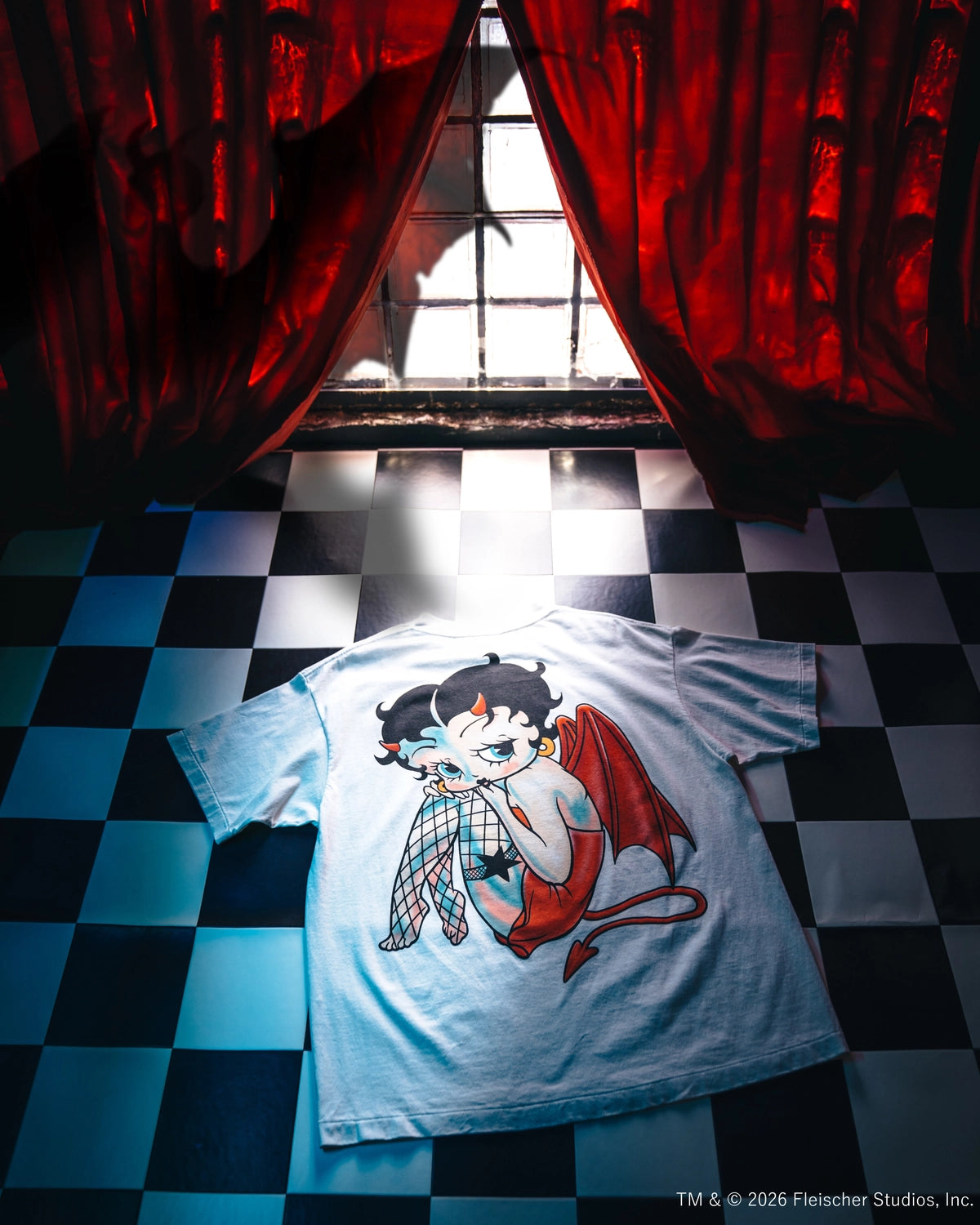 SAINT Mxxxxxx × Betty Boop / BTY_SS T-SHIRT / DEVIL (SM-MK1-0000-C12)