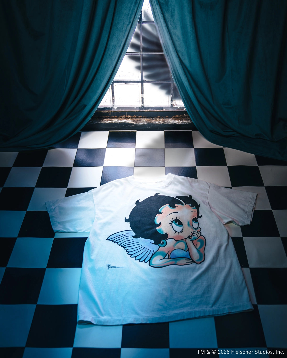 SAINT Mxxxxxx × Betty Boop / BTY_SS T-SHIRT / ANGEL (SM-MK1-0000-C11)
