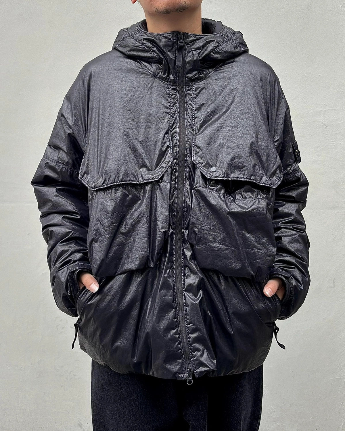 STONE ISLAND の CAPOSPALLA CON PIUMA RDS (L2S154100056S0419)