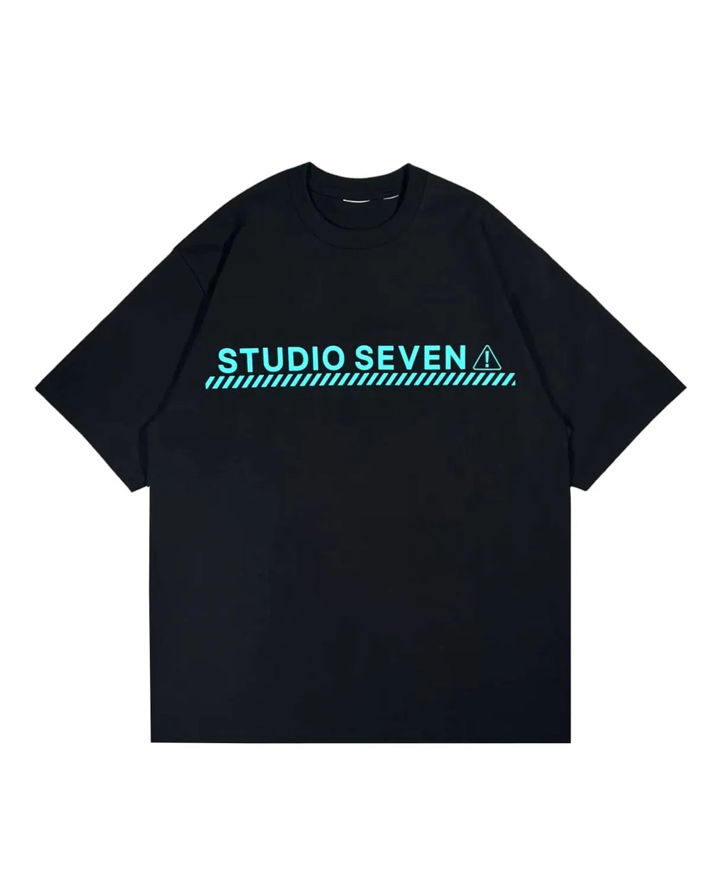 STUDIO SEVEN (スタジオ セブン) / MIRROR CAUTION LOGO T-SHIRT STUDIO SEVEN (スタジオ セブン) / MIRROR CAUTION LOGO T-SHIRT
