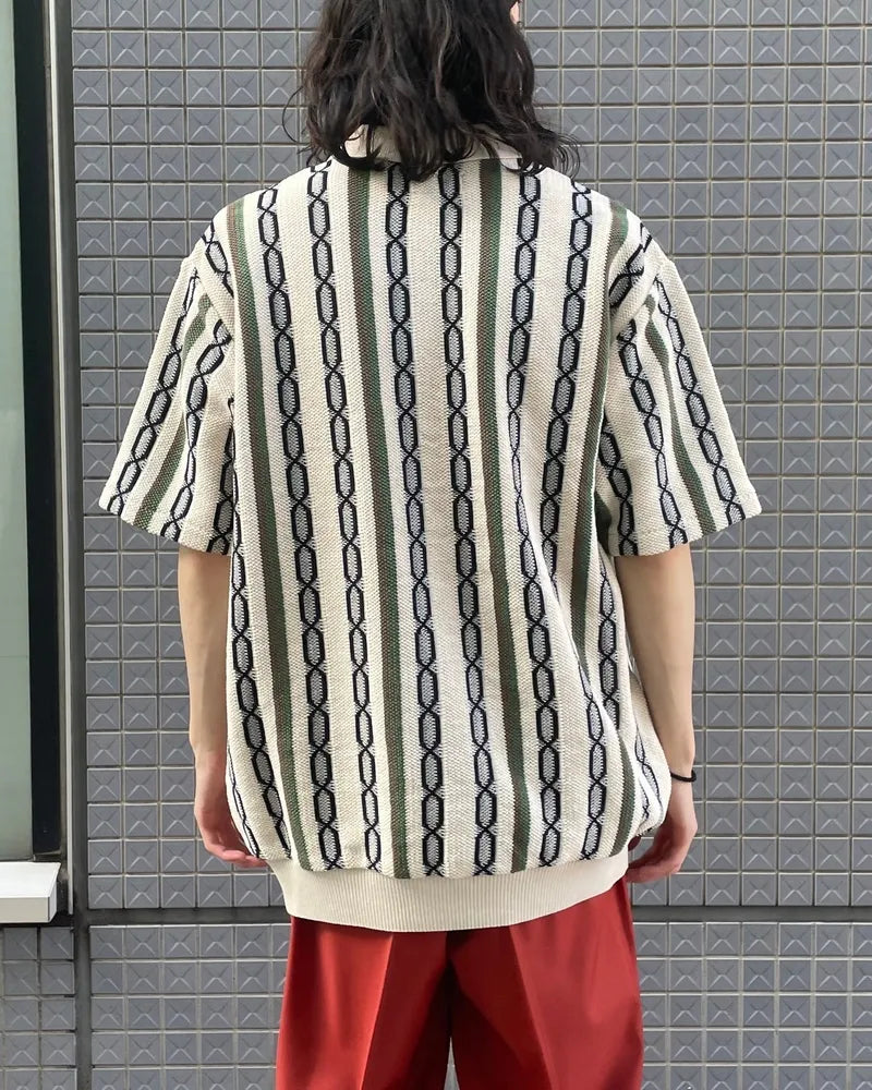 WACKO MARIA / KNIT POLO SHIRTS (24SS-WMK-KN20)　