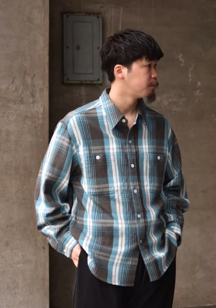 WACKO MARIA(ワコマリア) / FLANNEL REGULAR COLLAR SHIRT TYPE-2