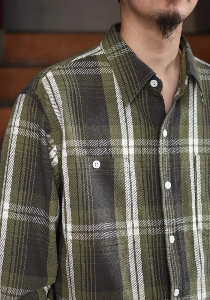 WACKO MARIA(ワコマリア) / FLANNEL REGULAR COLLAR SHIRT TYPE-2