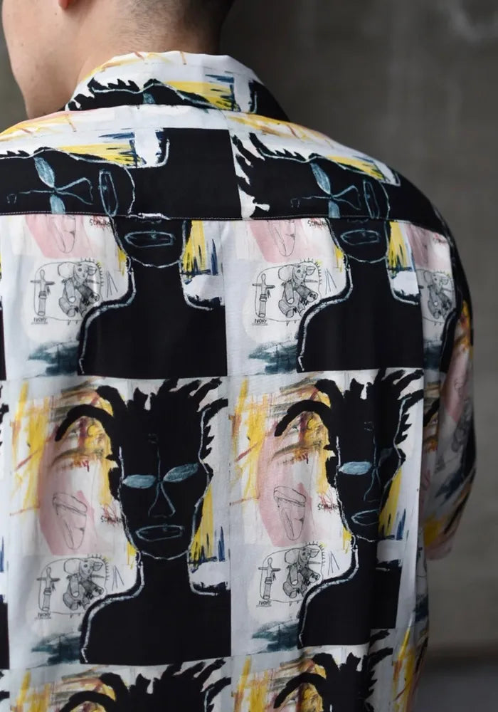 WACKO MARIA / JEAN-MICHEL BASQUIAT S/S HAWAIIAN SHIRT-TYPE-3 (BASQUIAT-WM-HI24)