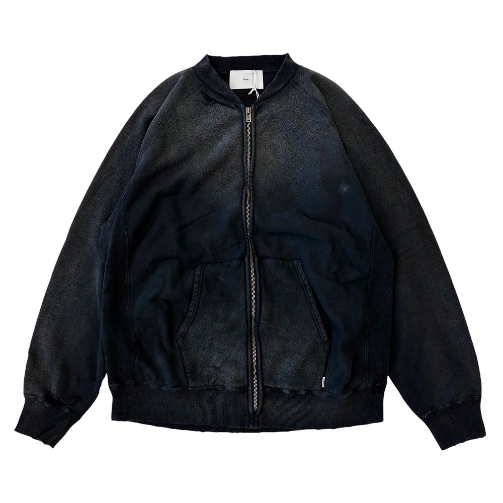 SUGARHILL / AGED ZIP-UP SWEAT SHITY (2411300905)