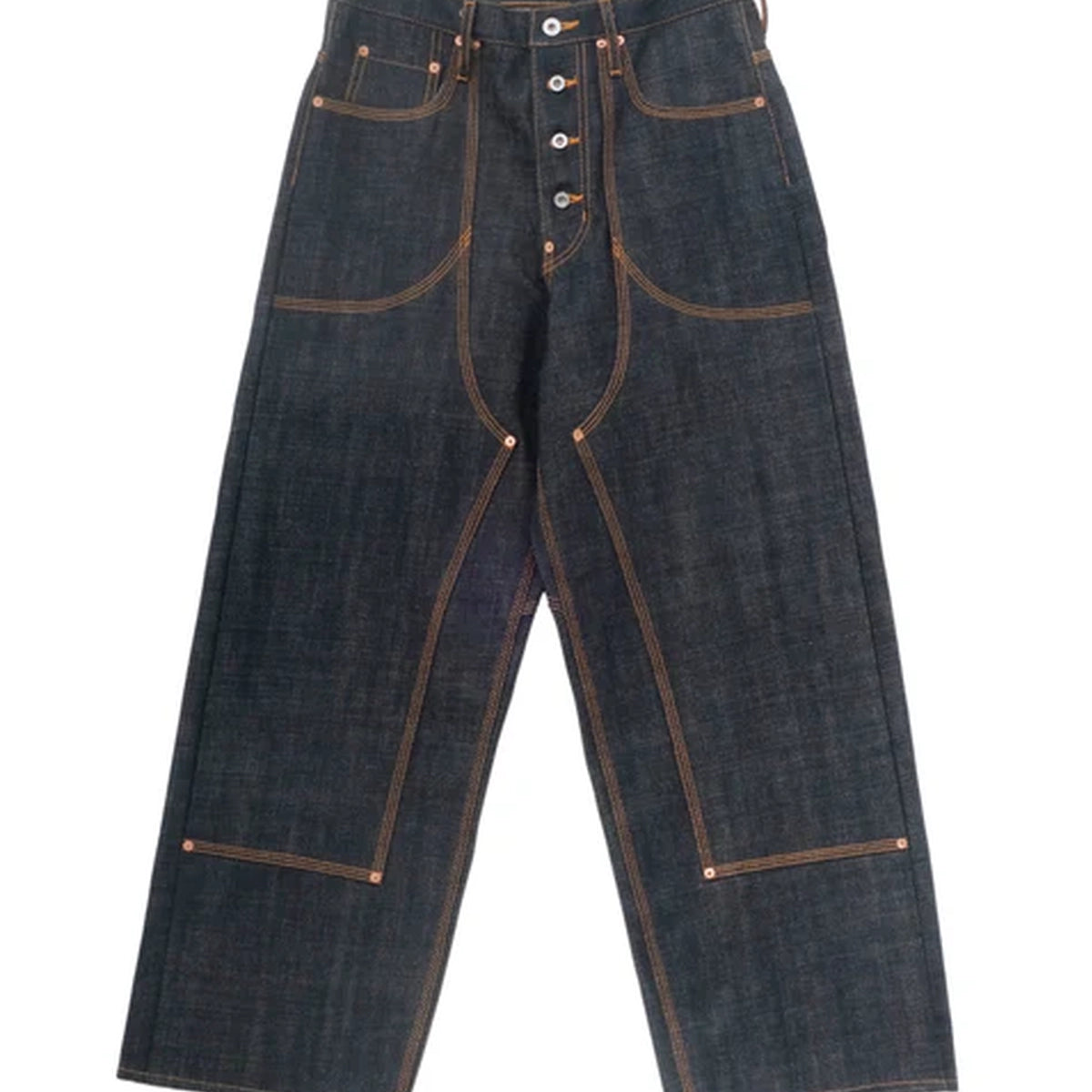 SUGARHILL 23SS DOUBLE KNEE DENIM PANTS SUGARHILL 23SS DOUBLE KNEE DENIM PANTS