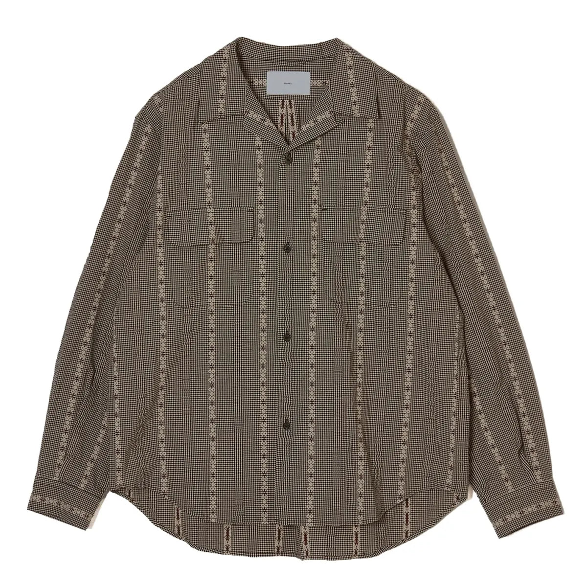 SUGARHILL（シュガーヒル） / DOBBY OPEN COLLAR SHIRT | 公式通販