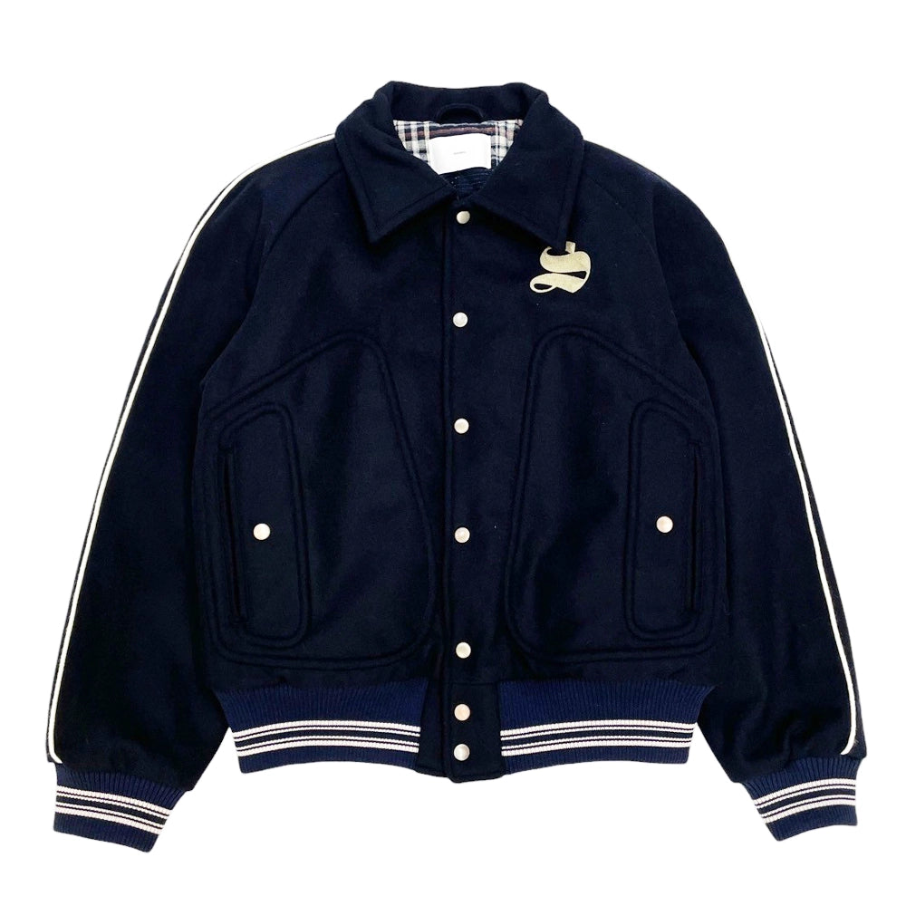 SUGARHILL の WOOL MELTON STADIUM JACKET (2411300203)