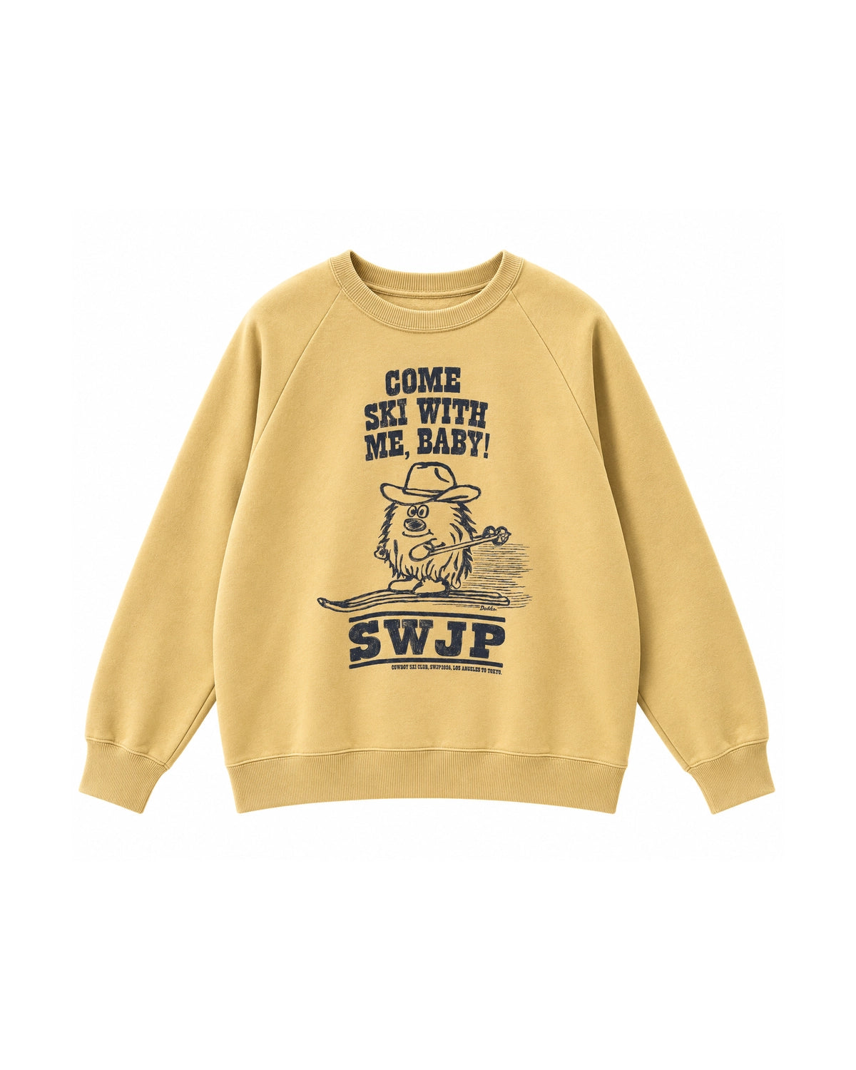 SWJP の "MOSS BOY SKI " CREWNECK Sweatshirt (SW-26FW-6)