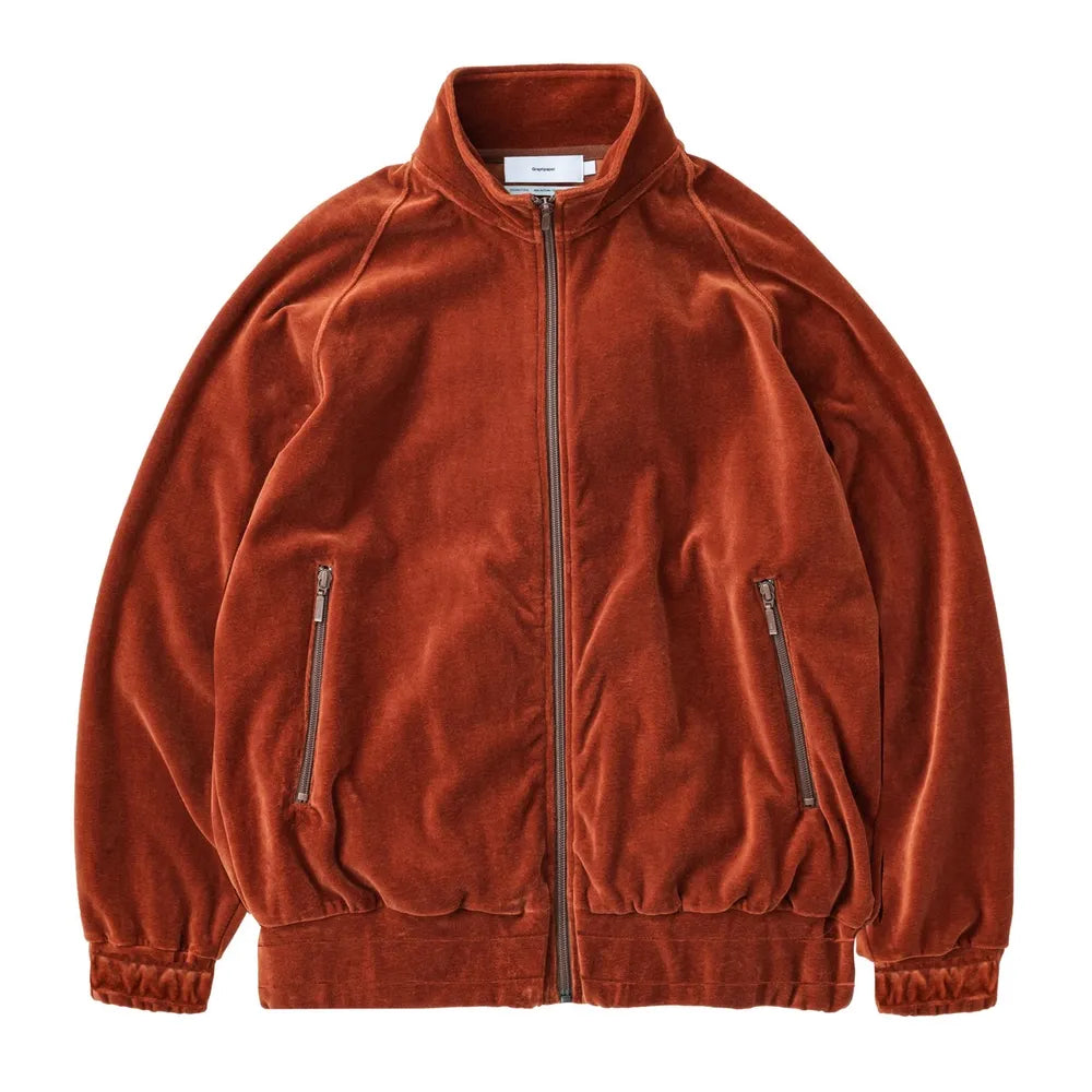 Graphpaper / Compact Velour Track Jacket (GM243-70290)