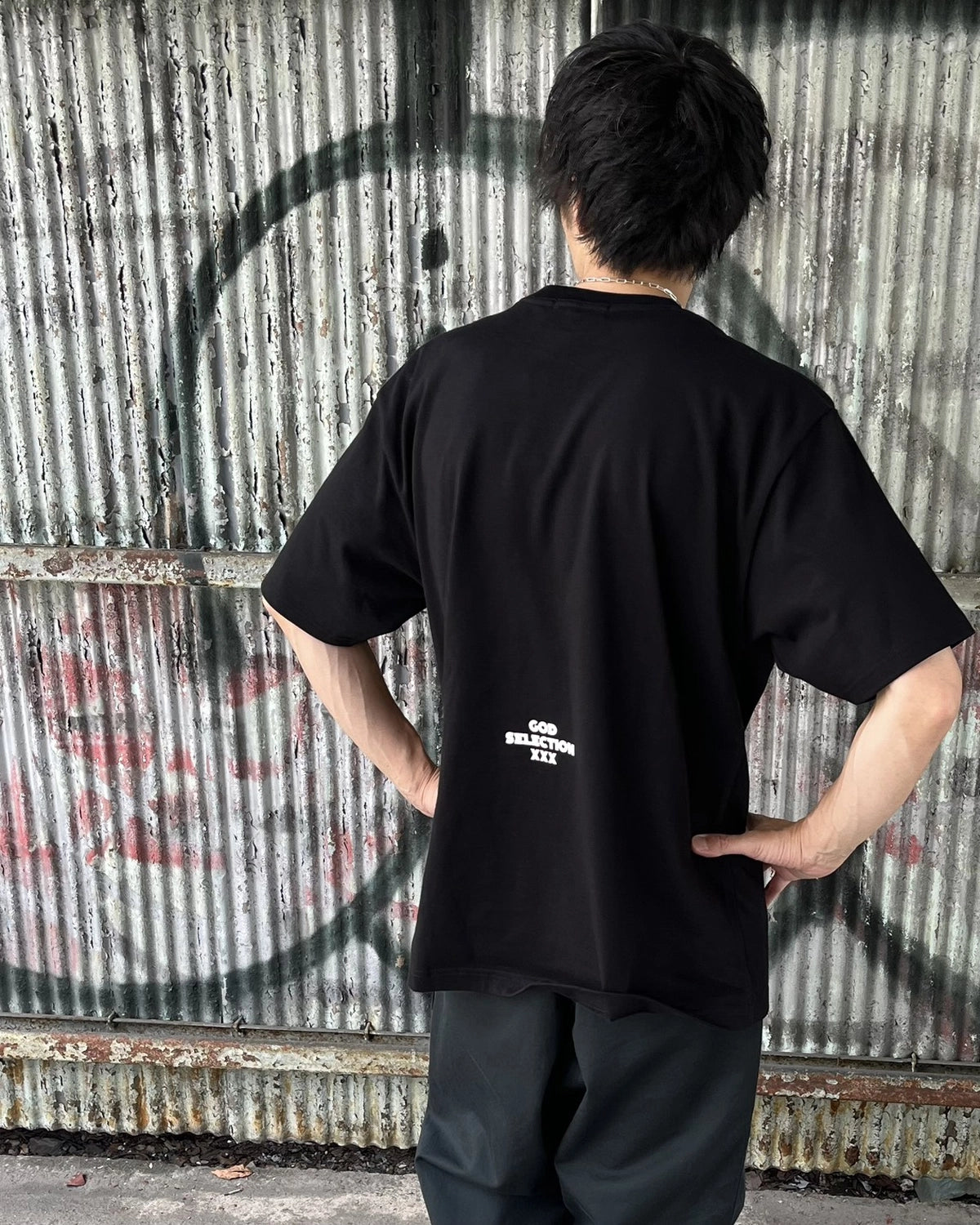 GOD SELECTION XXX / Micro Box Logo Tee (GX-S26-ST-22)