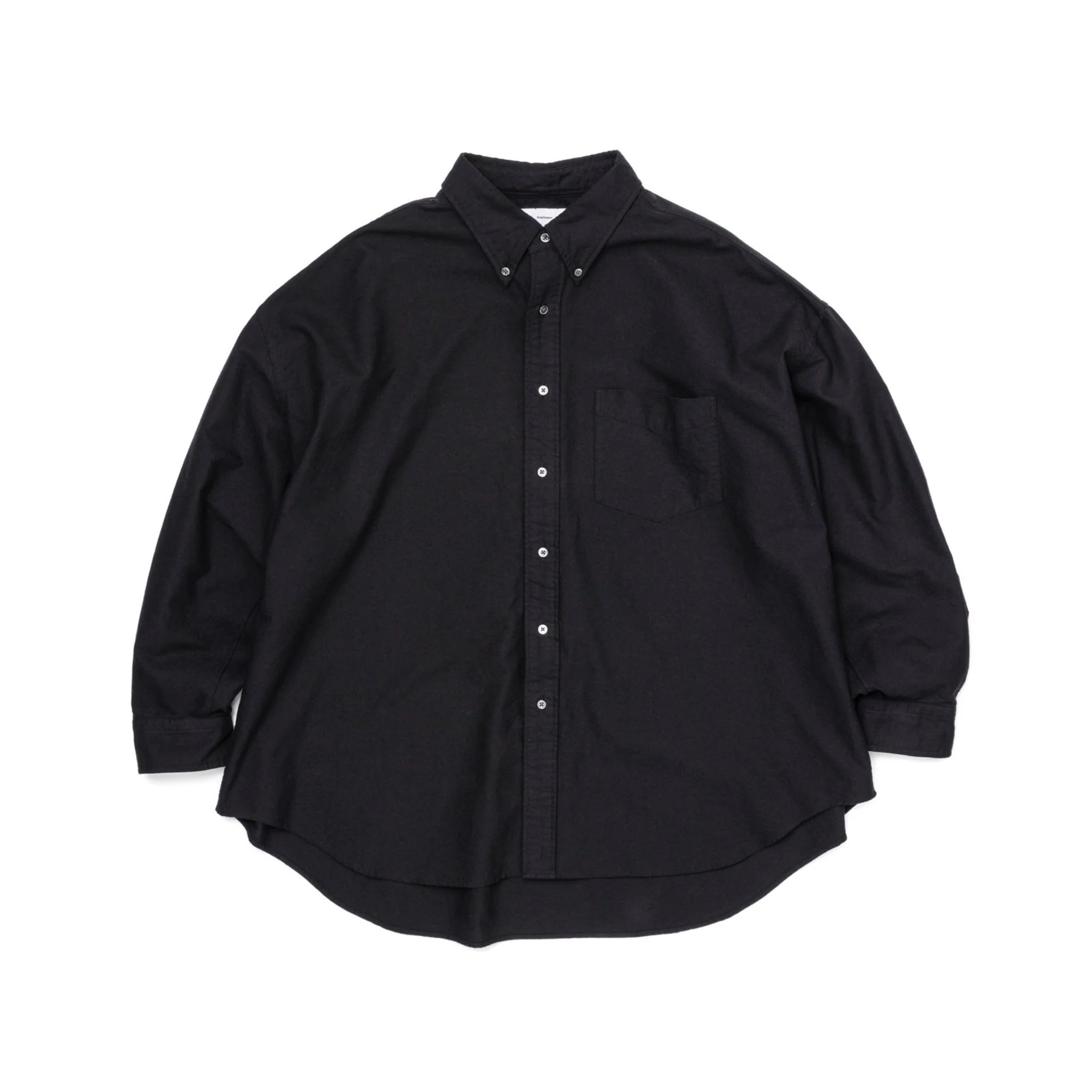 Graphpaper / Oxford L/S Oversized B.D Shirt (GM243-50021B)