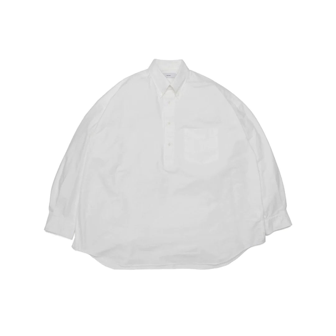 Graphpaper / Oxford L/S Oversized B.D Pullover Shirt (GM243-50025B)