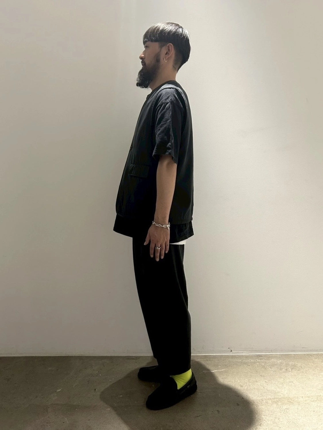 Graphpaper / Fulled Wool Twill Adjustable Vest (GM261-30341)