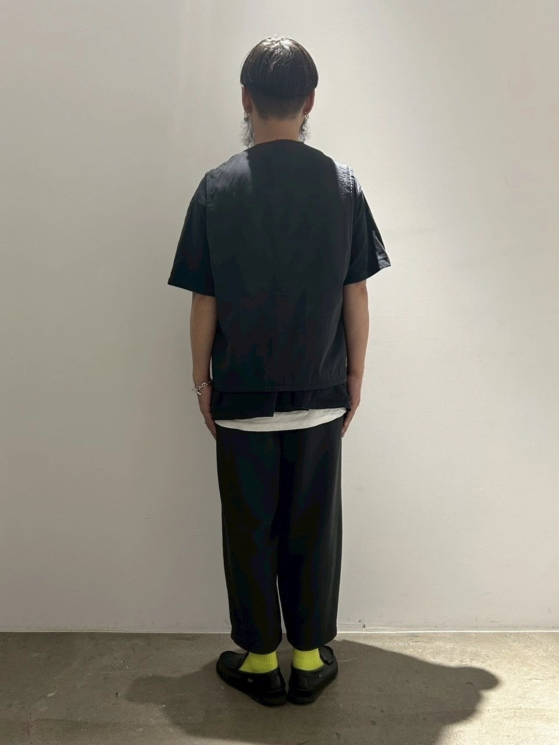 Graphpaper / Fulled Wool Twill Adjustable Vest (GM261-30341)