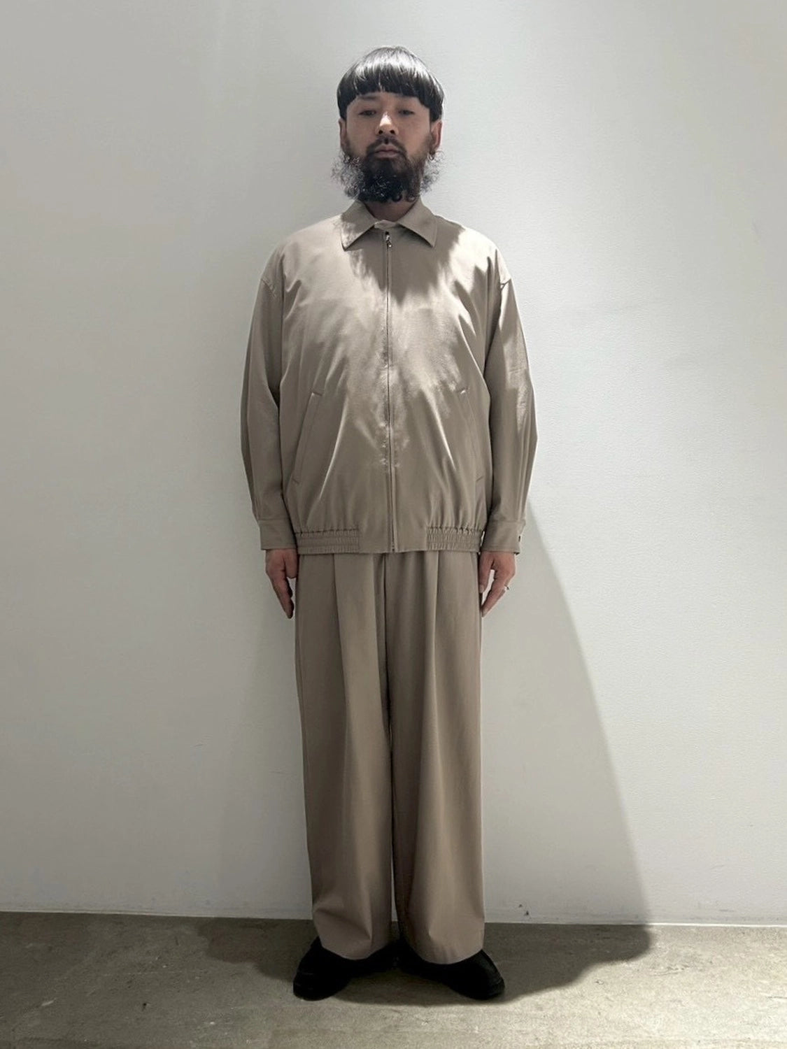 Graphpaper / Brushed Cotton Gabardine Swing Top Jacket (GM261-30394)