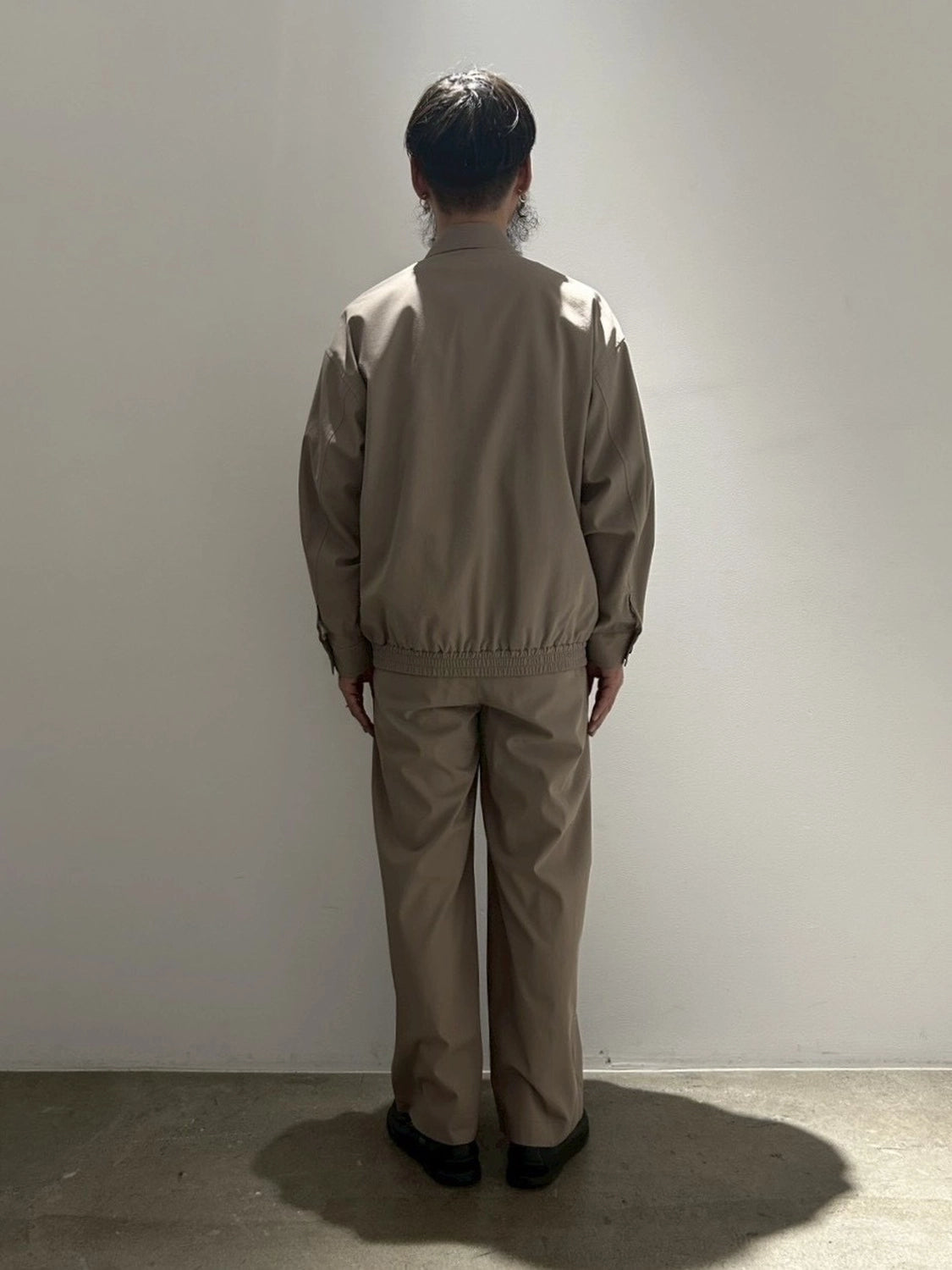 Graphpaper / Brushed Cotton Gabardine Wide Straight Pants (GM261-40395)