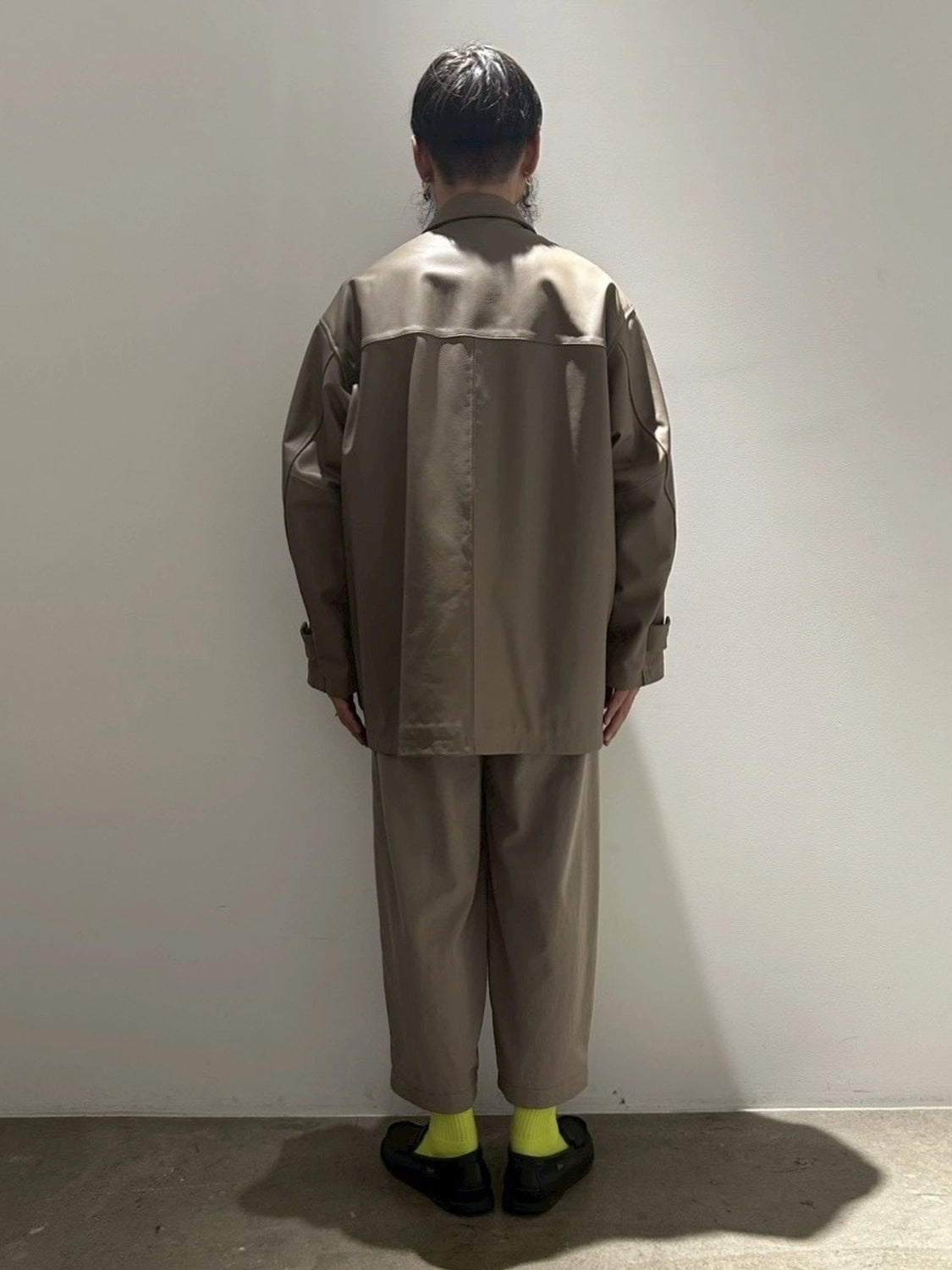 Graphpaper / Lamb Leather Car Coat (GM261-10403)