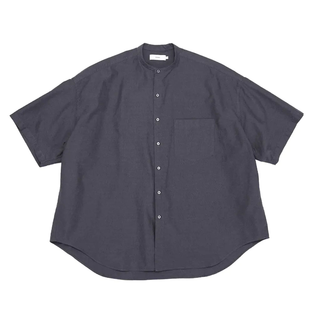 Graphpaper / Oxford S/S Oversized Band Collar Shirt