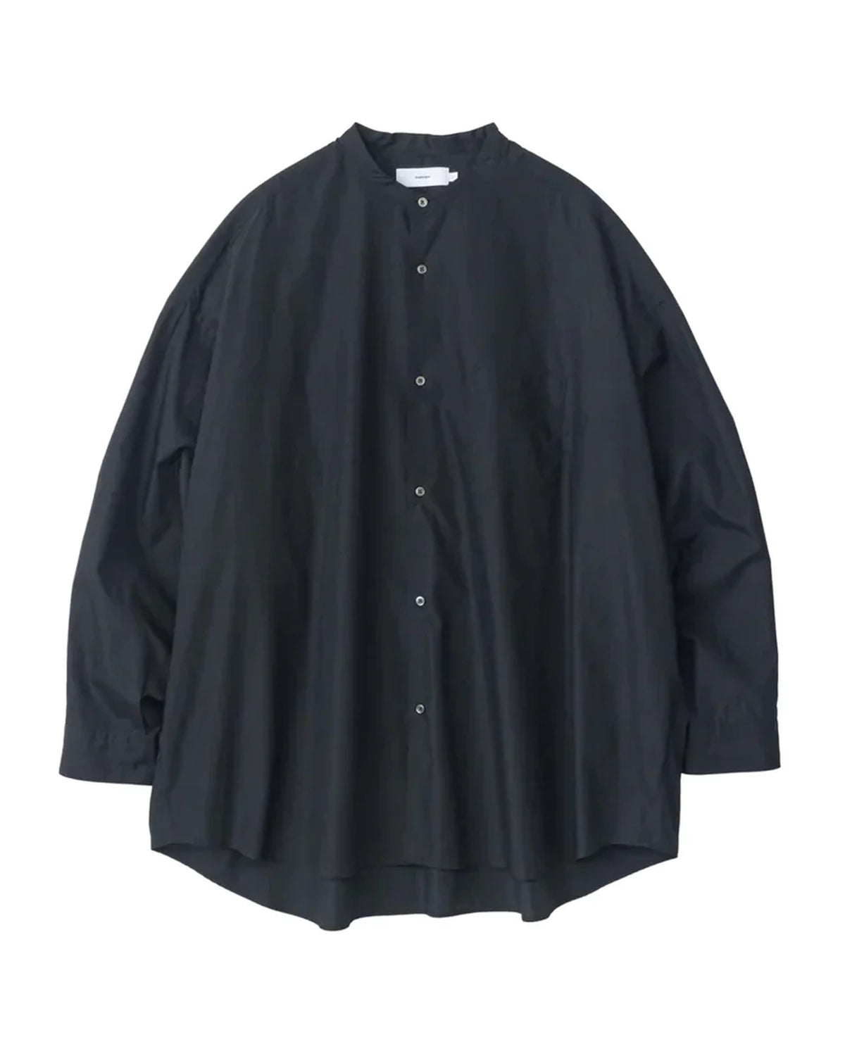 Graphpaper / Broad L/S Oversized Band Collar Shirt (GM251-50002B)