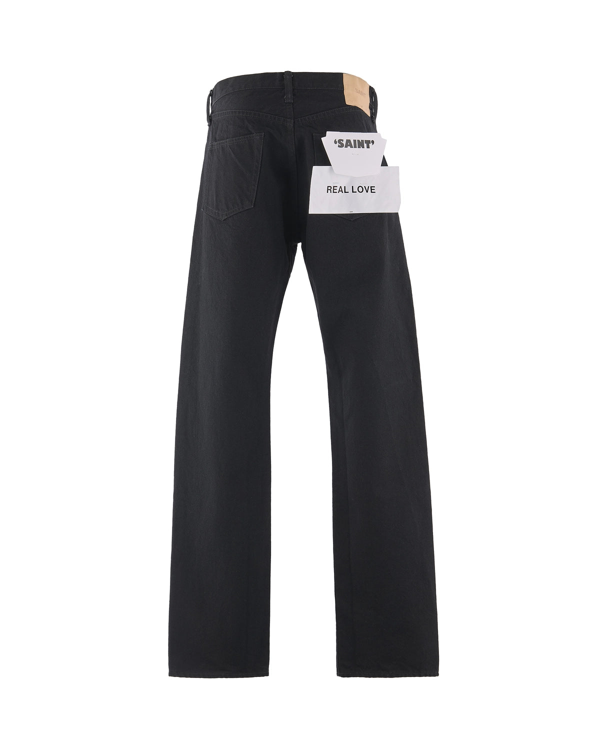 SAINT Mxxxxxx  / BLACK DENIM PANTS / STRAIGHT (SM-MK1-0000-070)
