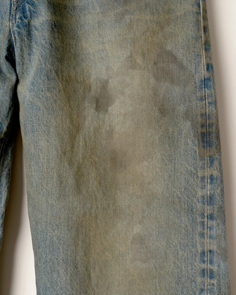 refomed / RIGHT HANDED DENIM PANTS "USED" (RERT-027U)