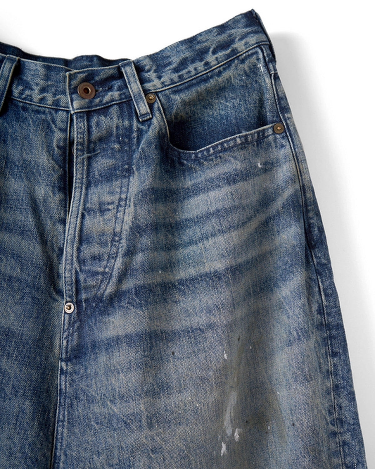 refomed / FRESH MAN DENIM WIDE PANTS "PAINT" (REPT-054P)