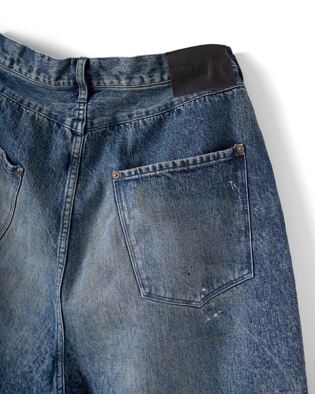 refomed / FRESH MAN DENIM WIDE PANTS "PAINT" (REPT-054P)