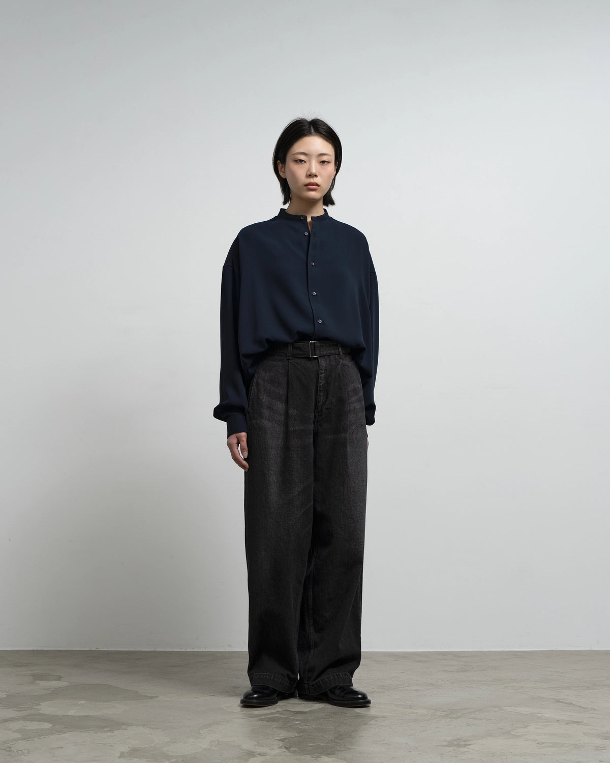 Graphpaper / Selvage Denim Belted Pants (GU263-40063DB)