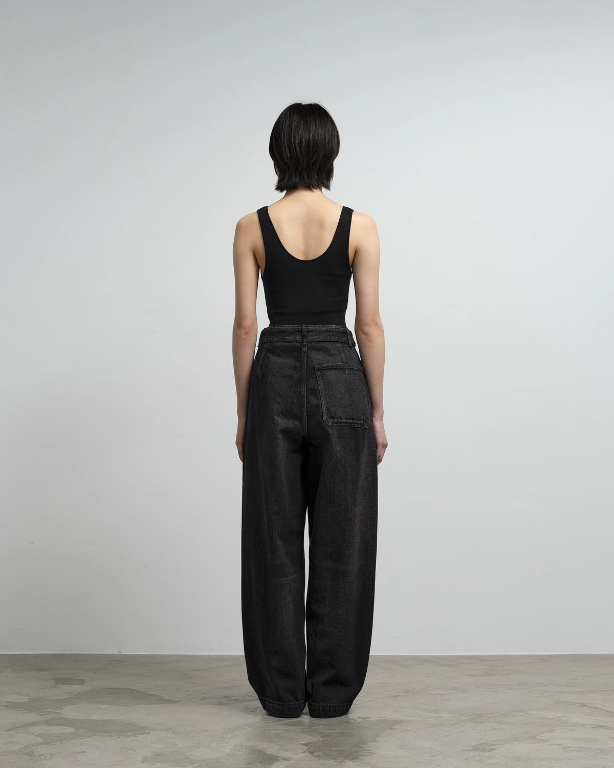 Graphpaper / Selvage Denim Belted Pants (GU263-40063DB)