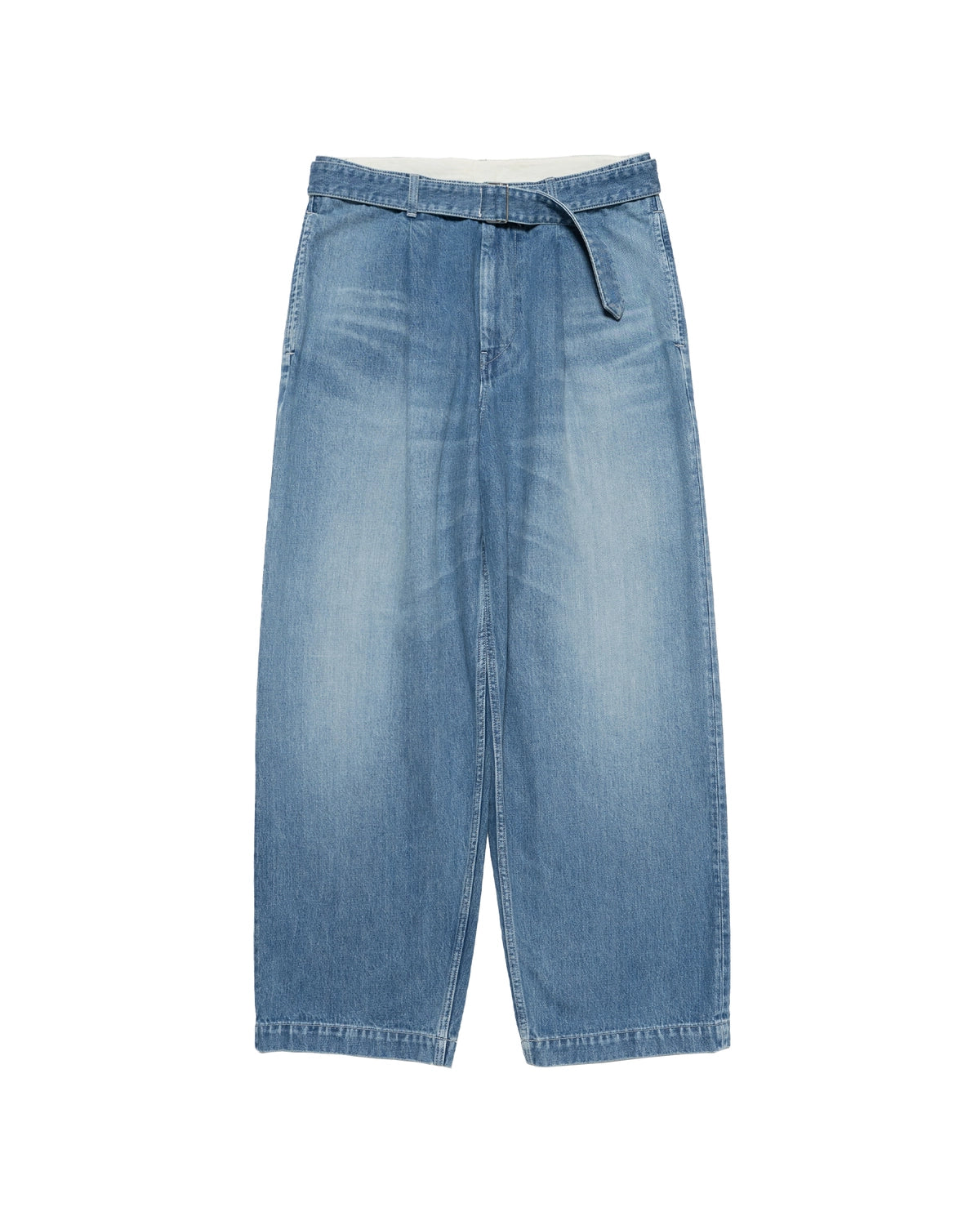 Graphpaper / Selvage Denim Belted Pants (GU263-40063LB)